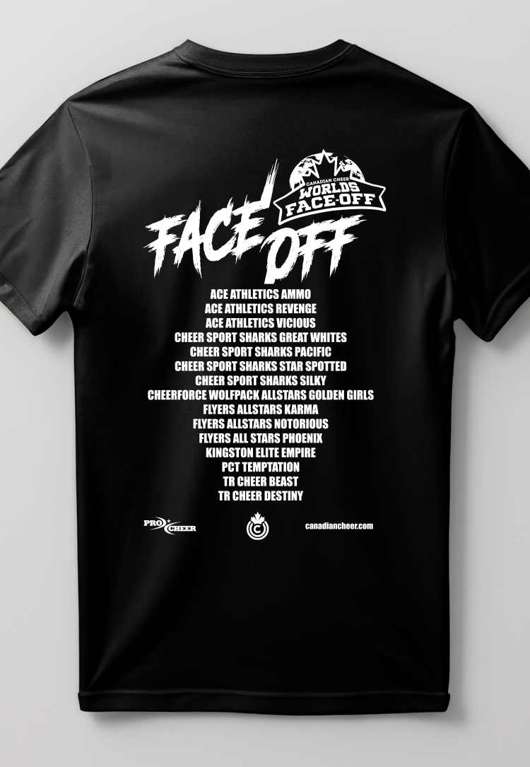 Canadian Cheer Worlds Face Off 2026 Event T-Shirt