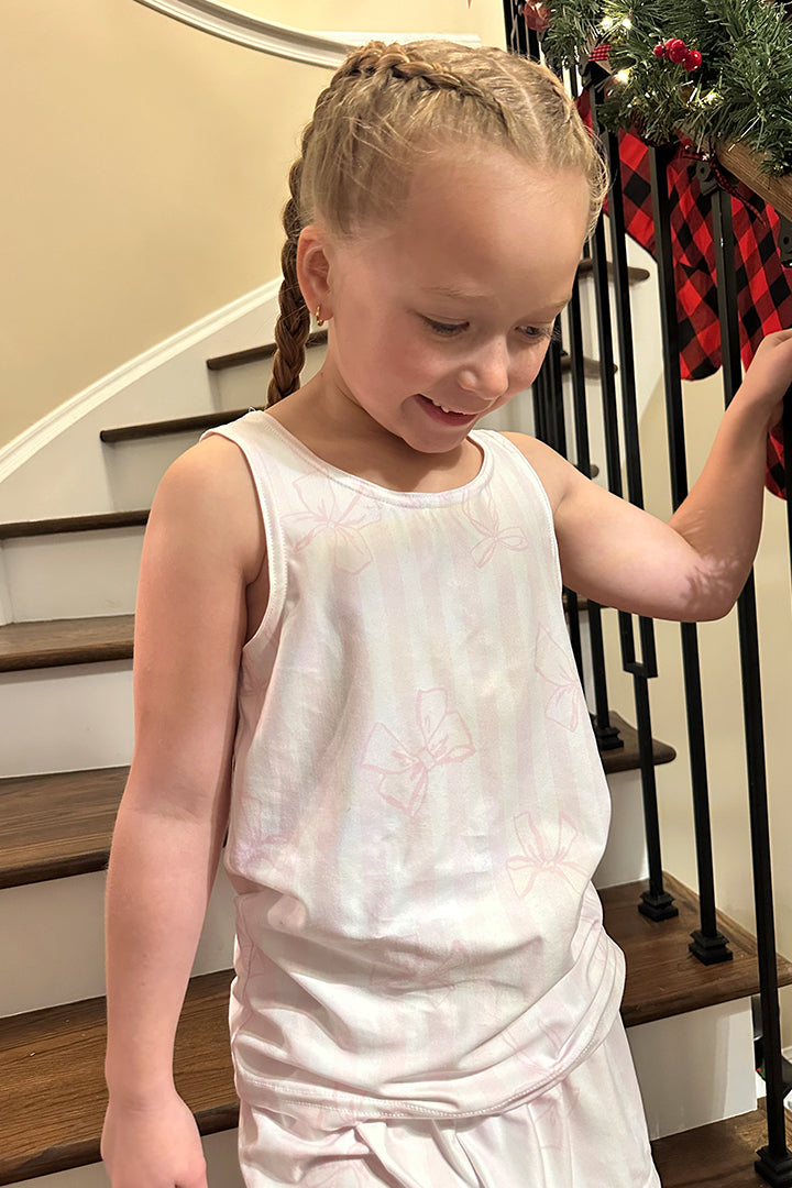 Bow Pajama Short + Tank Set