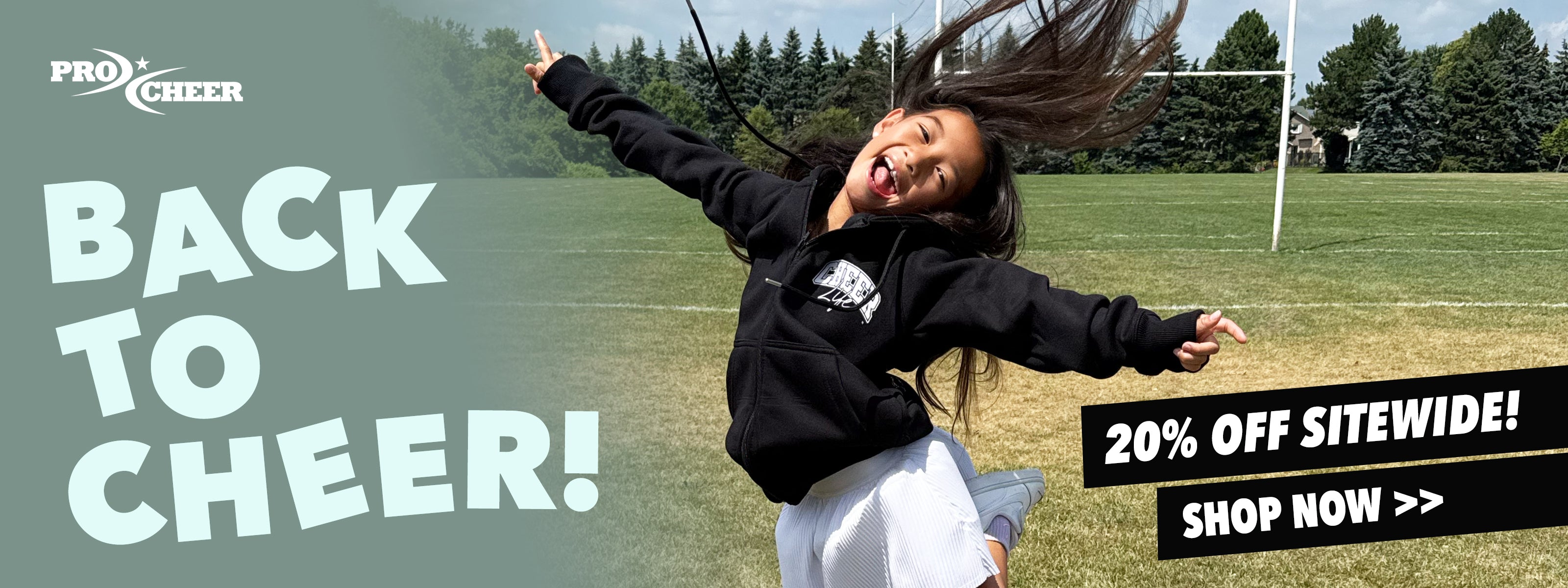 Shop 20% off Back to Cheer at Pro