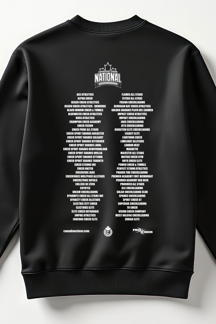 Nationals 2026 Black Event Crewneck
