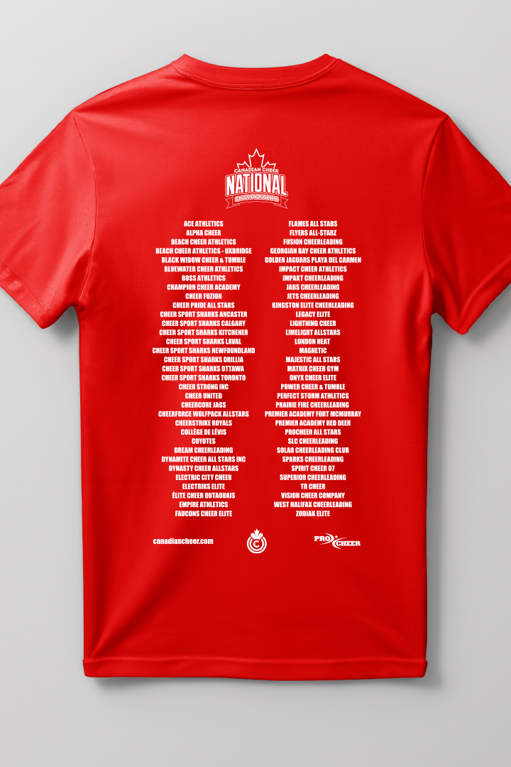 Nationals 2026 Red Event T-shirt