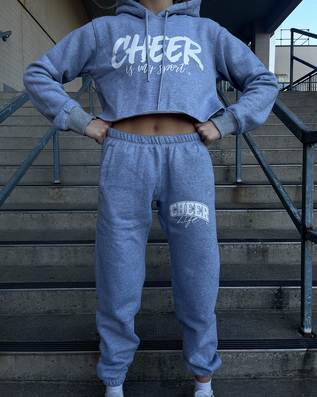 Cheer is My Sport Crop Hoodie